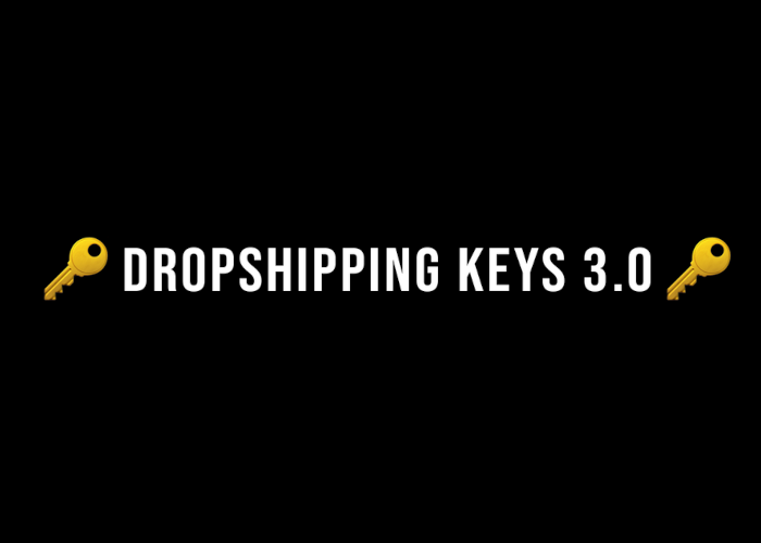 SCARICA Dropshipping Keys 3.0 – Samuele Ferrari