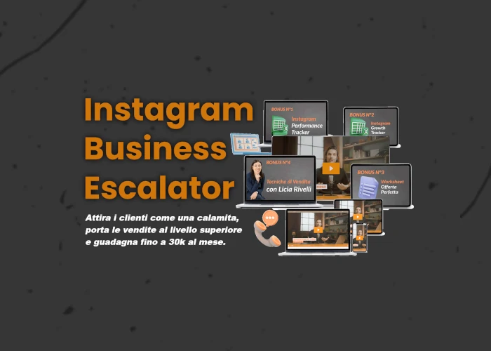 SCARICA Instagram Business Escalator – Gabriele Venturini